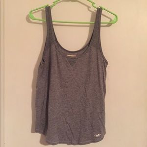 Gray loose fitting Hollister tank top